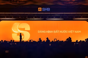 Logo mới của SHB lấy cảm hứng từ dáng hình đất nước.