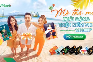 Chương trình ưu đãi “Mở thẻ mới – Khởi động triệu niềm vui” áp dụng từ nay đến cuối tháng 7/2026. (Ảnh: VPBank)