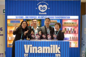 Vinamilk giành chiến thắng áp đảo với 5 hạng mục tại Giải thưởng Đổi mới ngành sữa thế giới. (Ảnh: VN)