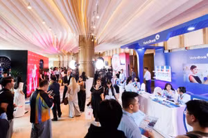 VietinBank giới thiệu sản phẩm, dịch vụ tại sự kiện.