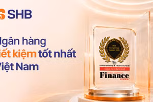 SHB được Global Banking & Finance Review vinh danh "Ngân hàng tiết kiệm tốt nhất Việt Nam năm 2026".