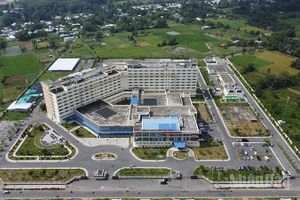 Bệnh viện đa khoa Trà Vinh, phường Nguyệt Hóa, tỉnh Vĩnh Long, nơi xảy ra vụ nổ.