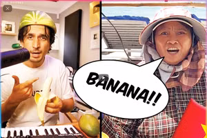 Đoạn clip “song ca” nhanh chóng trở nên viral.