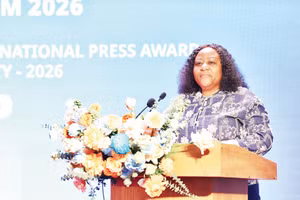 Bà Caroline Nyamayemombe, Trưởng đại diện Cơ quan Liên hợp quốc về Bình đẳng giới và Trao quyền cho phụ nữ tại Việt Nam (UN Women Việt Nam).