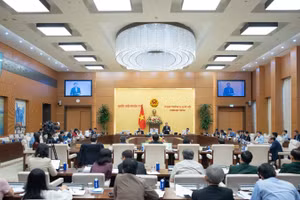 Quang cảnh Phiên họp thứ 55 của Ủy ban Thường vụ Quốc hội 