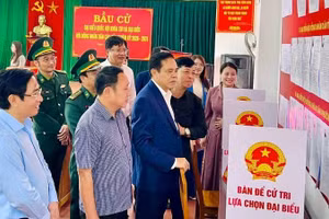 Cơ sở vật chất, lực lượng phục vụ bầu cử tại phường Cửa Lò (tỉnh Nghệ An) được chuẩn bị chu đáo, đúng tiến độ, bảo đảm thuận tiện cho cử tri thực hiện quyền bầu cử.