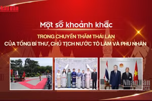 [Video] Một số khoảnh khắc trong chuyến thăm Thái lan của Tổng Bí thư, Chủ tịch nước Tô Lâm và Phu nhân