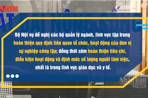[Video] Hoàn thành sắp xếp đơn vị sự nghiệp giáo dục, y tế trong quý III/2026