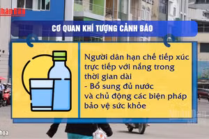[Video] Miền Bắc sắp bước vào đợt nắng nóng kéo dài từ đầu tháng 6