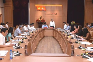 Đoàn kiểm tra, giám sát số 21 do Ủy viên Bộ Chính trị, Bộ trưởng Ngoại giao Lê Hoài Trung làm Trưởng đoàn.