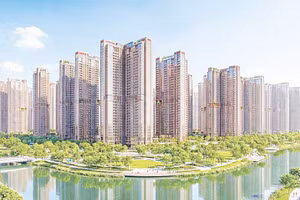 Phối cảnh khu đô thị đa mục tiêu Bắc Thăng Long Urban City, Dự án đã được khởi công xây dựng vào tháng 2/2026.