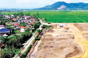 Tỉnh Nghệ An dự kiến xây dựng 41 khu tái định cư với tổng diện tích hơn 102 héc-ta, tổng mức đầu tư khoảng 1.450 tỷ đồng.