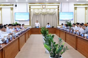 Toàn cảnh hội nghị. (Nguồn: Ủy ban nhân dân Thành phố Hồ Chí Minh) 