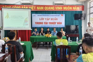 Lớp tập huấn trọng tài trượt ván khai mạc ngày 11/6 tại Đồng Tháp.