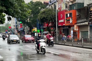 Dự báo khu vực Hà Nội từ đêm 1/1/2026 trời chuyển rét. (Ảnh: Đ.T)