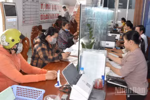 Trung tâm phục vụ hành chính công phường Mỹ Phong (tỉnh Đồng Tháp).