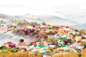 Sắc màu nông thôn mới ở vùng đồng bào dân tộc thiểu số xã Lạc Dương (Lâm Đồng).