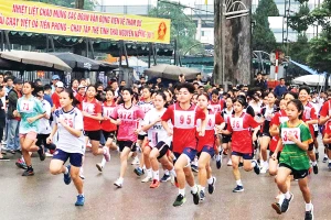 Sôi nổi thể thao phong trào tại Thái Nguyên. Ảnh: BTN