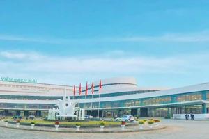 Bệnh viện Bạch Mai Cơ sở 2 mới được khánh thành phần công trình xây dựng. Ảnh: BV Bạch Mai 