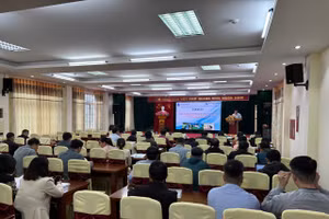 Hội nghị tập huấn phổ biến nội dung và hướng dẫn tiêu chí thủy lợi trong xây dựng nông thôn mới.