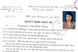 Truy nã đặc biệt đối tượng “Lừa đảo chiếm đoạt tài sản” ở Đắk Lắk