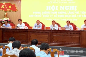 Quang cảnh Hội nghị chuyên đề “Quản lý, sử dụng hiệu quả tài sản công” tại Cà Mau.