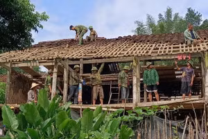 Nhiều tỉnh, thành phố đã hoàn thành chương trình xóa nhà tạm.