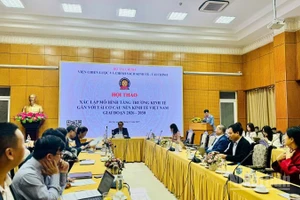 Hội thảo diễn ra tại Hà Nội sáng 10/12. (Ảnh: HNV)