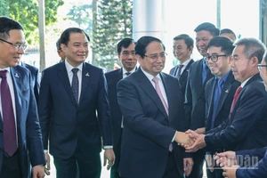 Thủ tướng Phạm Minh Chính đến dự Hội nghị triển khai nhiệm vụ năm 2026 của Tập đoàn Công nghiệp-Năng lượng Quốc gia Việt Nam.