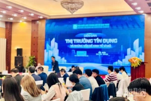 Diễn đàn Thị trường tín dụng và những vấn đề kinh tế vĩ mô. (Ảnh: HNV)