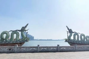 Điểm check-in nổi bật của Hồ Tây, Hà Nội. (Ảnh: CTV)