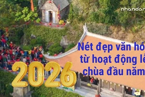 Lễ chùa đầu năm không chỉ là hoạt động tâm linh mà còn là nét đẹp văn hóa.