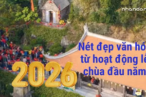 Lễ chùa đầu năm không chỉ là hoạt động tâm linh mà còn là nét đẹp văn hóa.