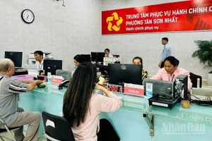 Vận hành mô hình chính quyền hai cấp tại phường Tân Sơn Nhất, Thành phố Hồ Chí Minh. (Ảnh: VƯƠNG LÊ)