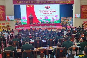 Quang cảnh Đại hội Đảng bộ Quân sự thành phố Cần Thơ lần thứ XIII, nhiệm kỳ 2025-2030