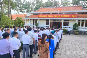 Đền thờ Bác Hồ ở xã Lương Tâm trở thành địa chỉ đỏ trong công tác giáo dục truyền thống, sinh hoạt văn hóa của nhân dân địa phương.