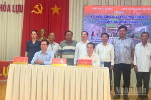 Xã Hỏa Lựu phối hợp với Công ty cổ phần Westfood Hậu Giang tổ chức hội nghị liên kết và bao tiêu khóm MD2 theo chuỗi giá trị xuất khẩu.