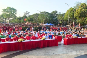 Quang cảnh Lễ khai mạc.