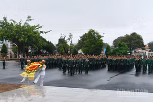 Toàn cảnh buổi lễ.