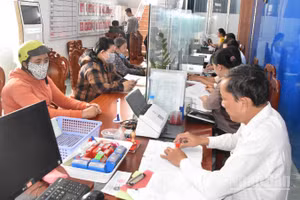 Trung tâm phục vụ hành chính công ở phường Mỹ Phong, tỉnh Đồng Tháp.