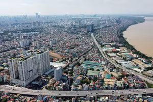 Hà Nội định hình cấu trúc đô thị theo không gian phát triển mở “đa tầng, đa lớp, đa cực, đa trung tâm”. (Ảnh KHIẾU MINH)