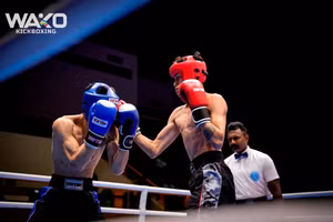 Các võ sĩ Việt Nam thi đấu ấn tượng tại Cúp thế giới 2026. Ảnh: WAKOKickboxing