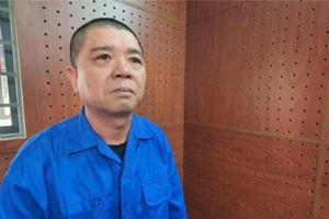 Đối tượng Phan Danh Dương Bảo tại cơ quan Công an. (Ảnh: CTV)