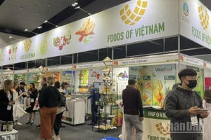 Nông sản, thực phẩm Việt tham dự Hội chợ quốc tế ngày càng phổ biến. (Ảnh: T.T)