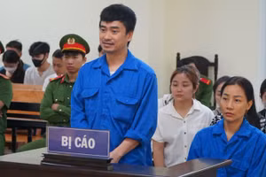 Bị cáo Phan Quốc Việt tại phiên tòa sơ thẩm.