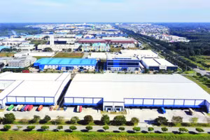 Một góc Khu Công nghiệp Bàu Bàng, Thành phố Hồ Chí Minh.