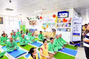 Chương trình “Yoga cho chiến binh K”, góp phần giúp họ thư giãn và cải thiện tinh thần trong quá trình điều trị.