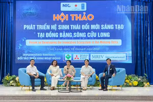 Tọa đàm về đổi mới sáng tạo. 