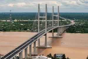 Cầu Rạch Miễu 2 - biểu tượng cho tinh thần tự lực, tự cường của đội ngũ thợ cầu Việt Nam. (Nguồn TRUNGCHINH.VN)