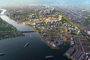 Phối cảnh Khu đô thị - thương mại - dịch vụ tại vị trí Khu Công nghiệp Biên Hòa 1 trong tương lai.